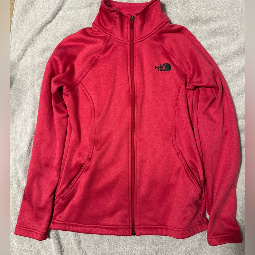 The North Face Vibrant Red Zip-Up Jacket